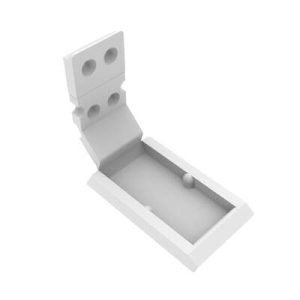 Draw Latch, Polypropylene, 200 Series, White - Image 1