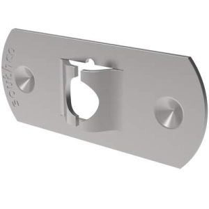 Fast Lead Receptacle, Small Size, Flat, Stainless Steel, Passivated