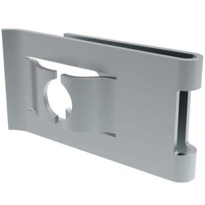 Fast Lead Receptacle, Medium Size, Clip-on, J, Steel, Zinc Immersion Coating