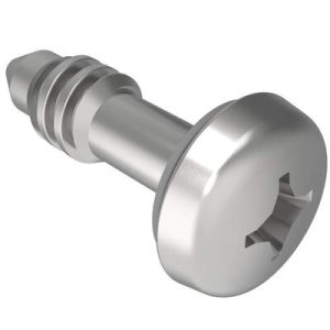 Fast Lead Screw, Medium Size, Phillips Recess, 9.5mm (.37 in) Max. Outer Panel, Steel, Zinc Plate, Bright chromate, plus sealer - Image 1