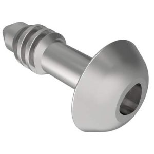 Fast Lead Screw, Medium Size, ToolHead Recess, 0.6mm (.02 in) Max. Outer Panel, Steel, Zinc Plate, Bright chromate, plus sealer - Image 1