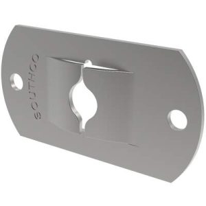 Fast Lead Receptacle, Medium Size, Flat, Weld, Stainless Steel, Passivated