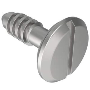 Fast Lead Screw, Large Size, Slotted Recess, 5.6mm (.22 in) Max. Outer Panel, Stainless Steel, Passivated