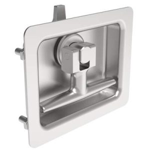 Compression Latch, Self-Adjusting, No Restriction, 1-7.9mm Panel, 19.1-37.3mm Grip, Stainless Steel, Electropolished, Bright - Image 1
