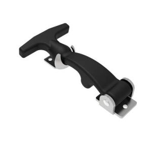 Flexible Draw Latch, 100 Series, Steel Hardware, R style keeper - Image 1