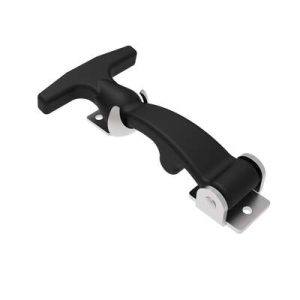 Flexible Draw Latch, 100 Series, Stainless Steel Hardware, R style keeper