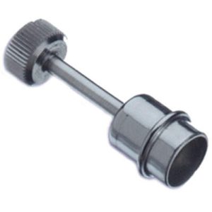 Captive Screw, 8-32 Thread, Flare-in, Slotted Recess, Knurled Bright Knob