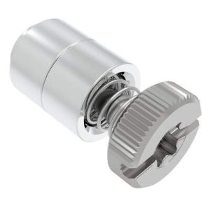Captive Screw, 4-40 Thread, Flare-in, TORX®/Slot Combination, Knurled Bright Knob - Image 1