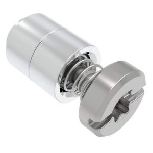 Captive Screw, 4-40 Thread, Flare-in, TORX®/Slot Combination, Smooth Bright Knob - Image 1