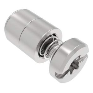 Captive Screw, 4-40 Thread, Press-in, TORX®/Slot Combination, Smooth Bright Knob - Image 1