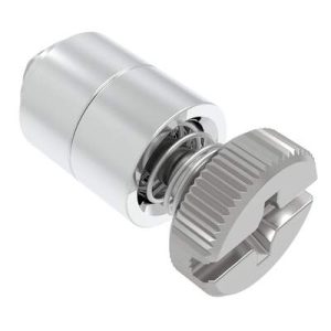 Captive Screw, 4-40 Thread, Flare-in, Phillips/Slot Combination, Knurled Bright Knob - Image 1