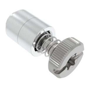 Captive Screw, M3 X 0.5, Flare-in, TORX®/Slot Combination, Knurled Bright Knob - Image 1