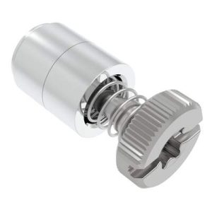 Captive Screw, M3 X 0.5, Press-in, TORX®/Slot Combination, Knurled Bright Knob - Image 1