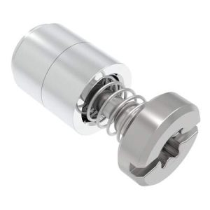 Captive Screw, M3 X 0.5, Press-in, TORX®/Slot Combination, Smooth Bright Knob - Image 1