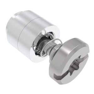 Captive Screw, M4 X 0.7, Flare-in, TORX®/Slot Combination, Smooth Bright Knob - Image 1