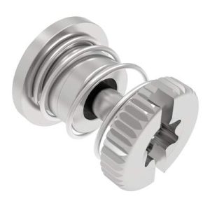 Captive Screw, 4-40 Thread, Press-in, NULL, Knurled Bright Knob