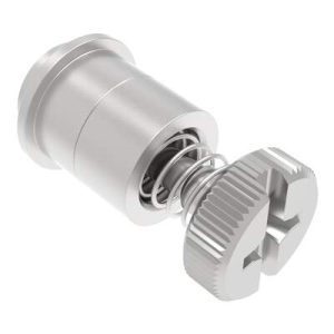 Captive Screw, 4-40 Thread, Surface Mount Technology, Phillips/Slot Combination, Knurled Bright Knob - Image 1