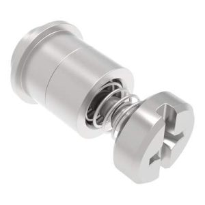 Captive Screw, 4-40 Thread, Surface Mount Technology, Phillips/Slot Combination, Smooth Bright Knob - Image 1