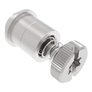Captive Screw, 4-40 Thread, Surface Mount Technology, TORX®/Slot Combination, Smooth Bright Knob - Image 1