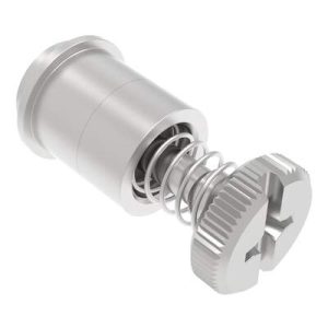 Captive Screw, 6-32 Thread, Surface Mount Technology, Phillips/Slot Combination, Knurled Bright Knob - Image 1