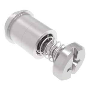 Captive Screw, 6-32 Thread, Surface Mount Technology, Phillips/Slot Combination, Smooth Bright Knob - Image 1