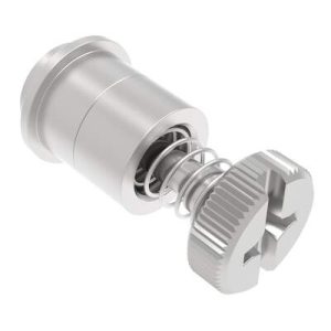 Captive Screw, M3 X 0.5, Surface Mount Technology, Phillips/Slot Combination, Knurled Bright Knob - Image 1