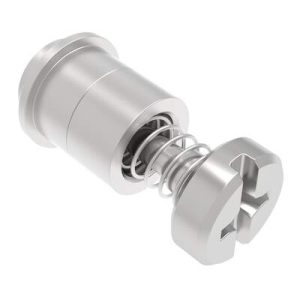 Captive Screw, M3 X 0.5, Surface Mount Technology, Phillips/Slot Combination, Smooth Bright Knob - Image 1