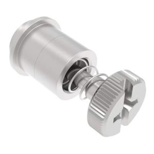 Captive Screw, M3 X 0.5, Surface Mount Technology, Phillips/Slot Combination, Knurled Bright Knob - Image 1