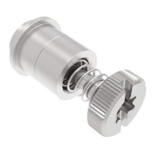 Captive Screw, M3 X 0.5, Surface Mount Technology, TORX®/Slot Combination, Knurled Bright Knob - Image 1