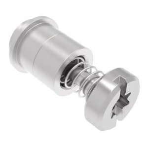 Captive Screw, M3 X 0.5, Surface Mount Technology, TORX®/Slot Combination, Smooth Bright Knob - Image 1