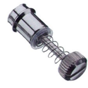 Captive Screw, 4-40 Thread, Flare-in, Slotted Recess, Knurled Bright Knob - Image 1