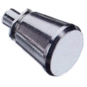 Spring Loaded Plunger, Thread-In, Large Size, With hold-open feature, Steel, Bright Knob