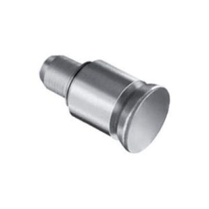 Spring Loaded Plunger, Press-in, Miniature Size, With hold-open feature, Steel, Bright Knob - Image 1