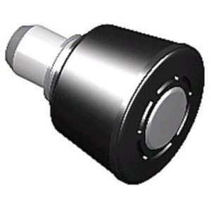 Spring Loaded Plunger, Press-in, Large Size, With hold-open feature, Steel, Black Knob