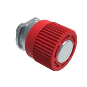 Spring Loaded Plunger, Thread-in, Small Size, Without hold-open feature, Steel, Red