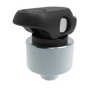 Spring Loaded Plunger, Press-in, Mini Szie, With hold-open feature, Black
