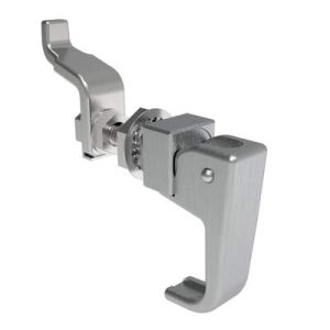 Compression Latch, Lift & Turn, Small Size, Handle Style, No Restriction, Non-Locking, Zinc Alloy, Chrome Plated, Brushed