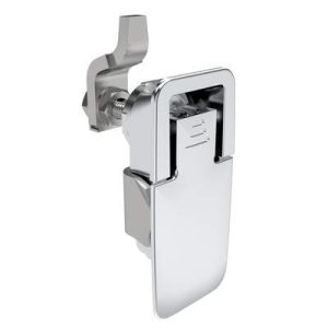 Compression Latch, Lift & Turn, Medium Size, Flush Style, No Restriction, Non-Locking, Zinc Alloy, Chrome Plated, Polished