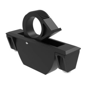 Concealed Pull, Small Size, Plastic, Black