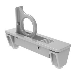 Concealed Pull, Small Size, Zinc Alloy, Powder Coated, Silver