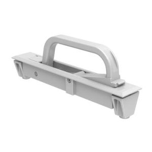 Concealed Pull, Large Size, Zinc Alloy, Powder Coated, Sliver