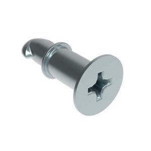 DZUS® Lion Quarter-Turn Stud, Small Size, Phillips, Flush, Steel Zinc Plate, Bright chromate