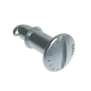 DZUS® Lion Quarter-Turn Stud, Medium Size, Slotted Recess, Steel Zinc Plate, Bright chromate - Image 1