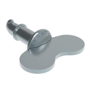 DZUS® Lion Quarter-Turn Stud, Medium Size, Wing, Steel Zinc Plate, Bright chromate