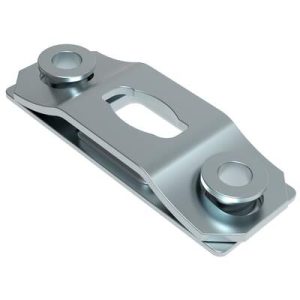 DZUS® Lion Quarter-Turn Receptacle, Medium Size, Rivet / Screw (thru hole), Steel Zinc Immersion Coating