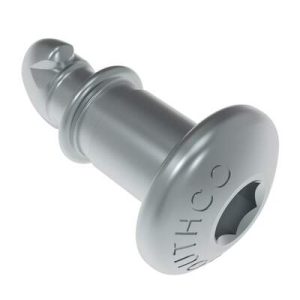 DZUS® Lion Quarter-Turn Stud, Medium Size, Hex Recess, Steel Zinc Plate, Bright chromate