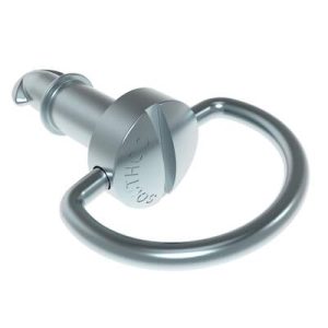 DZUS® Lion Quarter-Turn Stud, Large Size, Bail Handle, Steel Zinc Plate, Bright chromate