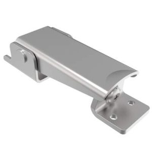 Under-center Draw Latch Small Size, Steel, Zinc Plate, Bright chromate