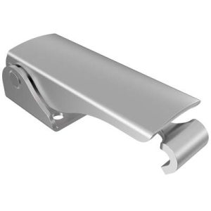 Under-center Draw Latch Medium Size, Steel, Zinc Plate, Bright chromate