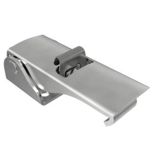 Under-center Draw Latch Medium Size, Steel, Zinc Plate, Bright chromate
